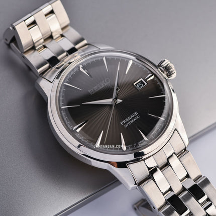 Seiko Presage SRPE17J1 Espresso Martini Automatic Gray Dial Stainless Steel Strap