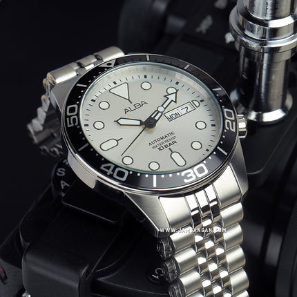 Alba AL4197X1 Automatic Men Silver Dial Stainless Steel Strap