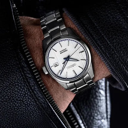 Seiko Presage SPB277J1 Sharp Edge Zero Halliburton Automatic Stainless Steel Strap LIMITED EDITION