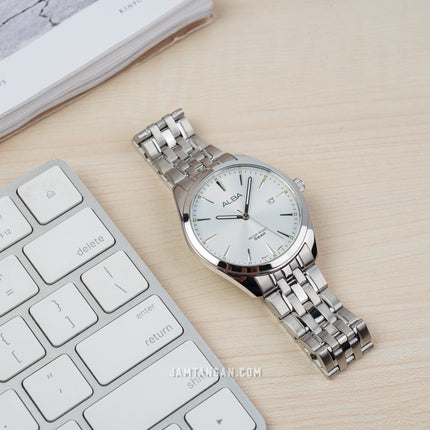 Alba AS9Q91X1 Men Silver Dial Stainless Steel Strap
