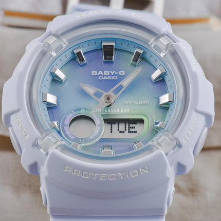 Casio Baby-G BGA-280TD-2ADR Tie Dye Digital Analog Dial Ice Blue Resin Band