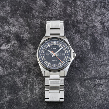 Seiko Classic SUR507P1 Essentials Grey Dial Stainless Steel Strap