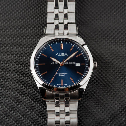 Alba Prestige AS9S13X1 Men Blue Dial Stainless Steel Strap