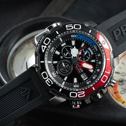 Citizen Promaster BJ2167-03E Eco Drive Black Dial Black Rubber Strap