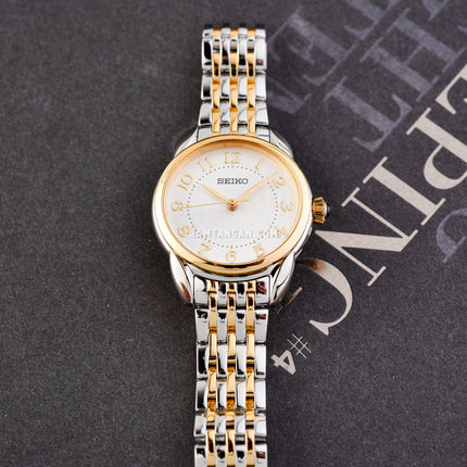 Seiko Ladies SUR562P1 Dual Tone Dial Dual Tone Stainless Steel Strap