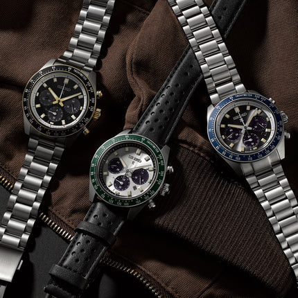 Seiko Prospex SSC941P1 Circuit Race SeiTona Speedtimer Solar Chronograph Stainless Steel Strap