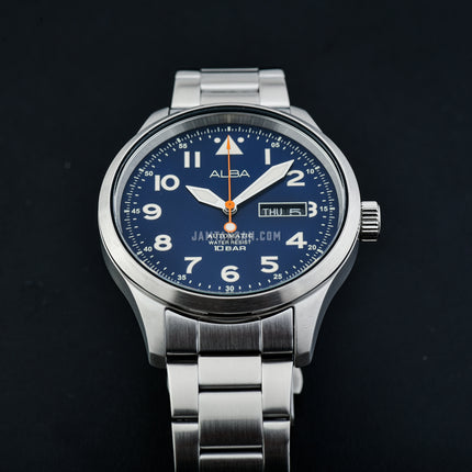 Alba Mechanical AL4261X1 Automatic Men Blue Dial Stainless Steel Strap