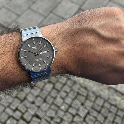 MIDO All Dial M8340.4.B3.11 20Th Anniversary Anthracite Dial Stainless Steel Strap LIMITED EDITION