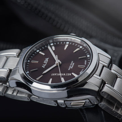 Alba Prestige ARX031X1 Ladies Dark Brown Dial Stainless Steel Strap
