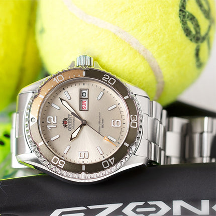 Orient Sports RA-AA0821S Automatic Mako III Silver Dial Stainless Steel Strap 