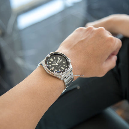 Seiko 5 Sports SRPD55K1 SKX Sports Style Automatic Black Dial Stainless Steel Strap
