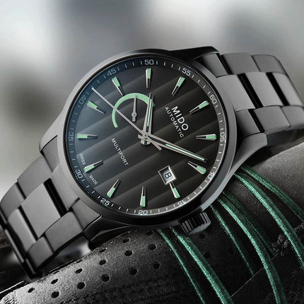 MIDO Multifort III M038.424.33.061.00 Power Reserve Anthracite Dial Anthracite Stainless Steel Strap