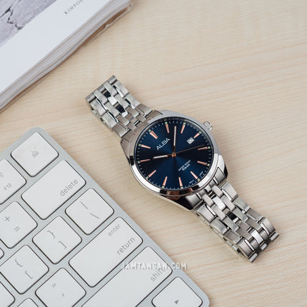 Alba AS9Q95X1 Blue Dial Stainless Steel Strap