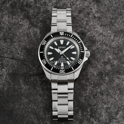 Seiko Prospex SRPL13K1 Diver Samurai Shog-Urai Black Dial Stainless Steel Strap