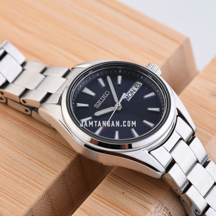Seiko Classic SUR353P1 Blue Dial Stainless Steel Strap