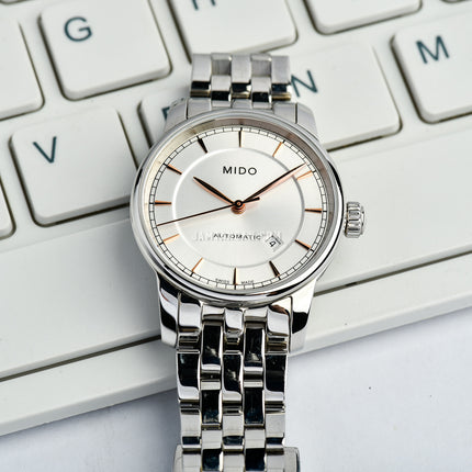 MIDO Baroncelli II M7600.4.10.1 Automatic Silver Dial Stainless Steel Strap