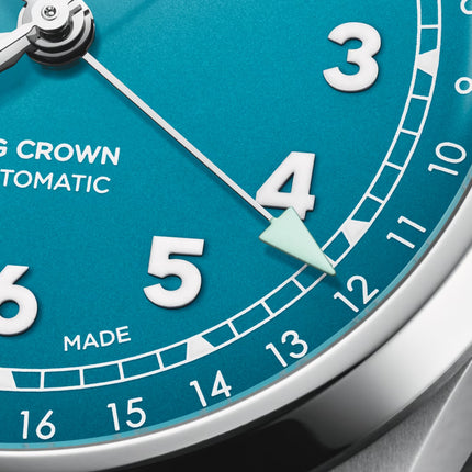 Oris Big Crown 01-754-7798-4065-07-8-20-06 Pointer Date Blue Dial Stainless Steel Strap