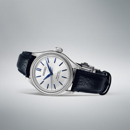 Seiko Presage HCC004J1 145th Anniversary Automatic Shironeri White Navy Leather Limited Edition