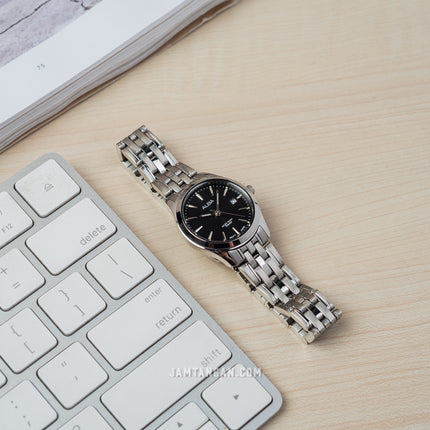 Alba AH7BM9X1_AS9Q93X1 Couple Black Dial Stainless Steel Strap