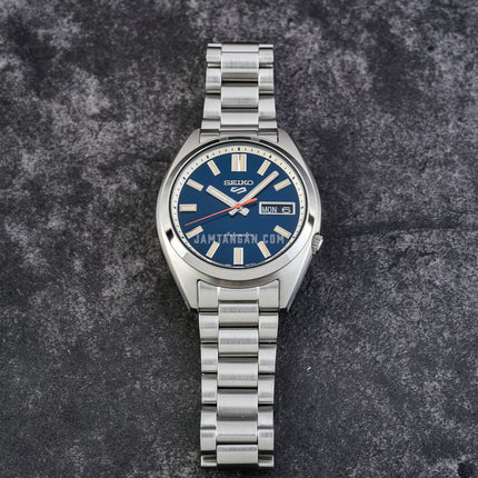 Seiko 5 Sports SRPK87K1 SNXS Series Men Blue Dial Stainless Steel Strap