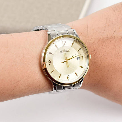 Seiko Ladies SXDH04P1 Champagne Dial Stainless Steel Strap