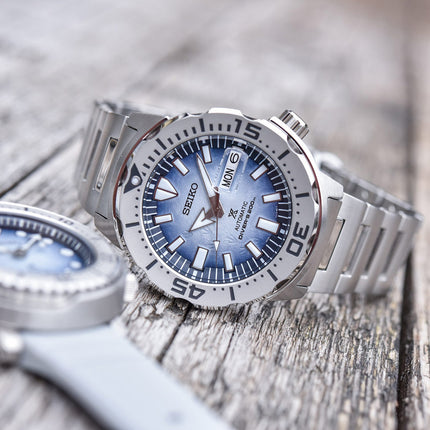 Seiko Prospex SRPG57K1 Save The Ocean Penguin Monster Automatic St. Steel Strap Special Edition