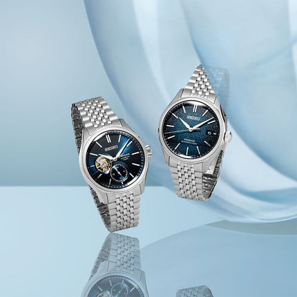 Seiko Presage Classic SPB525J1 Automatic In Ai-iro Japan Blue Stainless Steel Strap