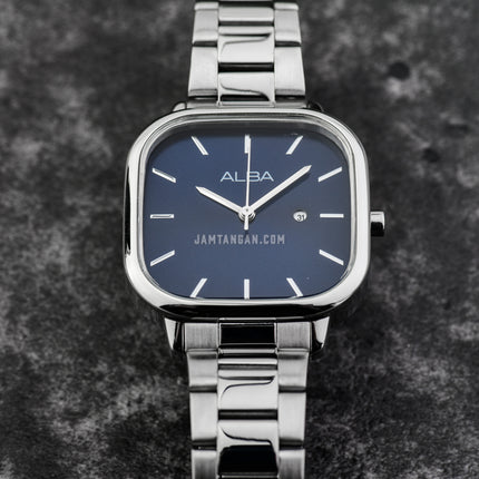 Alba Fashion AH7BZ3X1 Ladies Blue Dial Stainless Steel Strap
