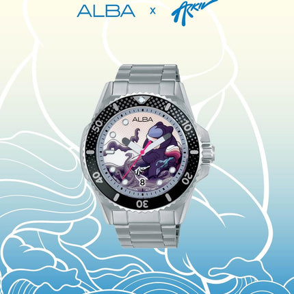 Alba Mechanical X Arkiv Vilmansa AU4079X1 Automatic Stainless Steel Strap Limited Edition