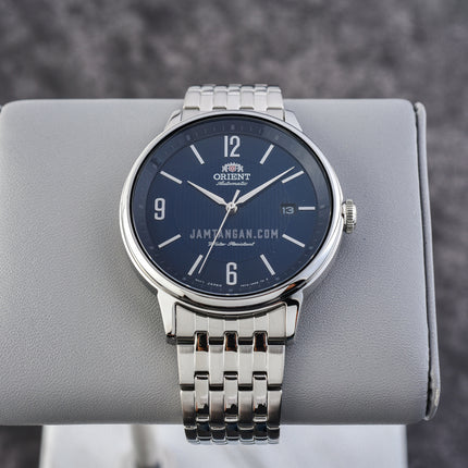 Orient Contemporary RA-AC0J09L Automatic Men Dark Blue Dial Metal Strap
