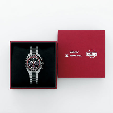 Seiko Prospex X DATSUN SSC957P1 Speedtimer Solar Fairlady Z 240Z St Steel Strap Limited Edition