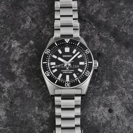 Seiko Prospex SPB453J1 New 62MAS 1965 Diver Facelift Black Dial Stainless Steel Strap
