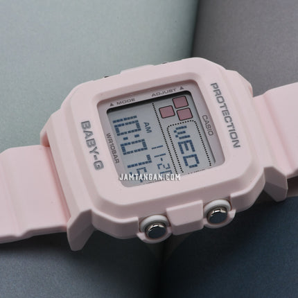 Casio Baby-G + Plus BGD-10L-4DR Ladies Digital Dial Light Pink Resin Band