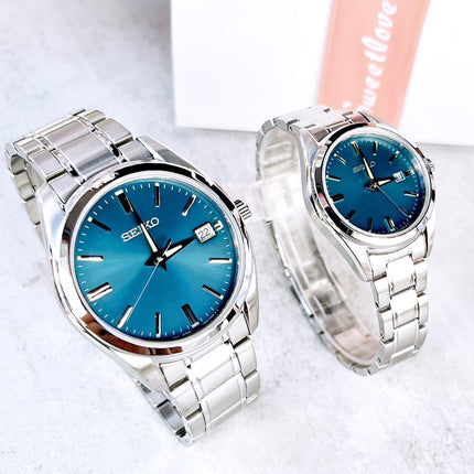 Seiko Classic SUR531P1_SUR525P1 Dress Blue Dial Stainless Steel Strap