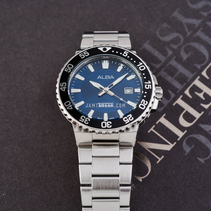 Alba Active AS9S81X1 Men Blue Dial Stainless Steel Strap