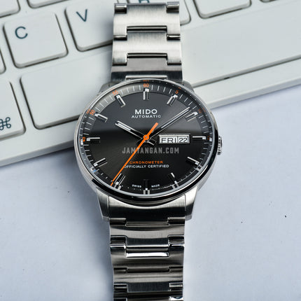 MIDO Commander II M021.431.11.061.01 Chronometer Automatic Anthracite Dial Stainless Steel Strap