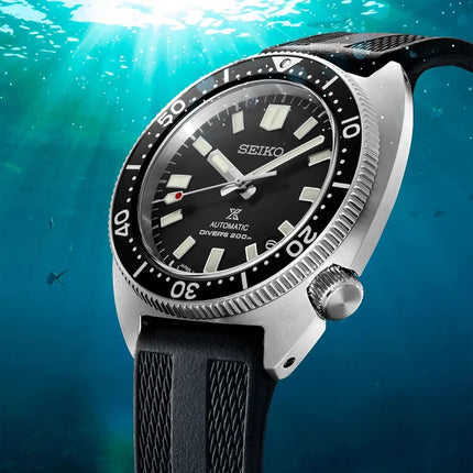 Seiko Prospex SPB317J1 Heritage Re-Interpretation Slim Willard Automatic Divers Black Rubber Strap