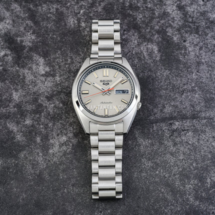 Seiko 5 Sports SRPK91K1 SNXS Series Men Champagne Dial Stainless Steel Strap