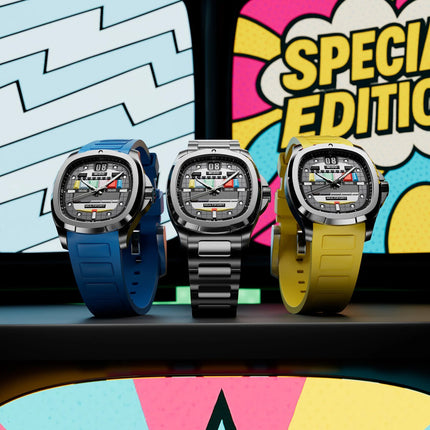 MIDO Multifort TV Big Date S01E02 M049.526.33.081.01 Grey Gradient Special Edition 2 Extra Straps