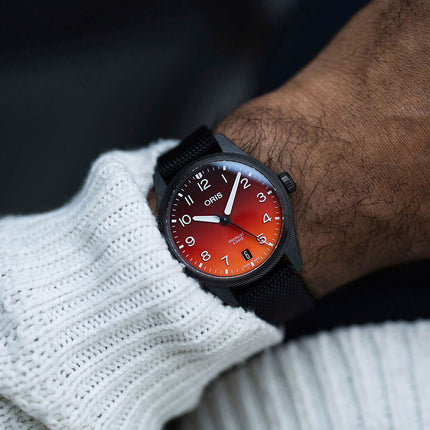 Oris ProPilot 01-400-7784-8786-SET Coulson Gradient Dial Black Fabric Strap Limited Edition