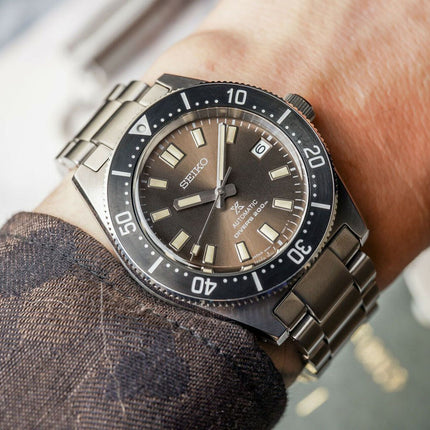 Seiko Prospex SPB145J1 Automatic 55th Anniversary Brown Sunburst Dial Stainless Steel Strap
