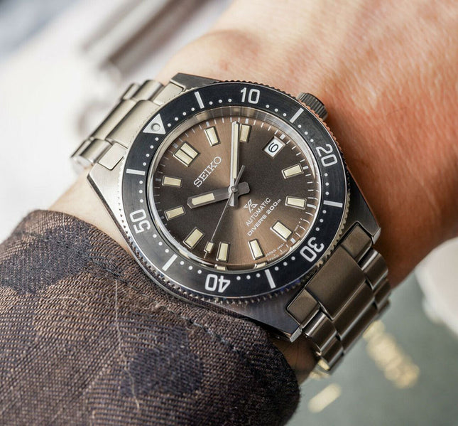 Seiko Prospex SPB145J1 Automatic 55th Anniversary Brown Sunburst Dial Stainless Steel Strap