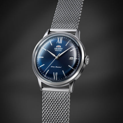 Orient Bambino RA-AC0019L Automatic Men Blue Dial Mesh Strap