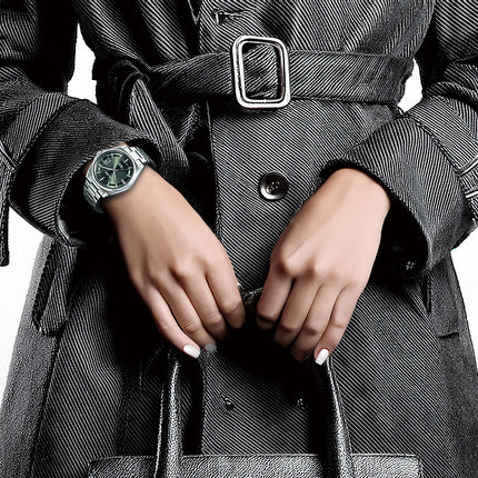 Alba Active AS9V87X1 Tea Green Dial Stainless Steel Strap