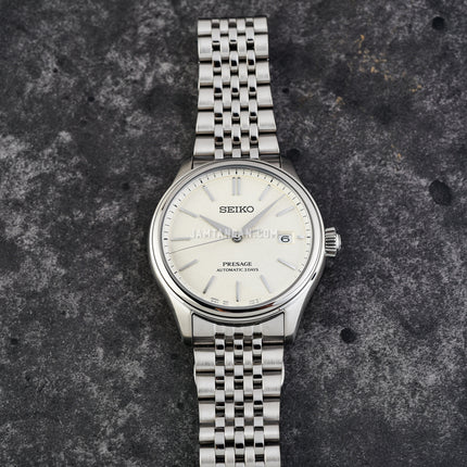 Seiko Presage SPB463J1 Automatic Classic Series Shiroiro White Dial Stainless Steel Strap