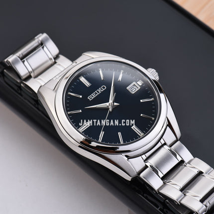 Seiko Classic SUR309P1 Man Blue Dial Stainless Steel Strap