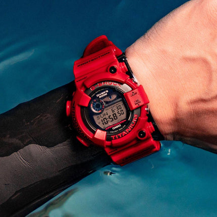 Casio G-Shock Frogman GW-8230NT-4DR 30th Anniversary Master Of G-Sea Digital Dial Red Resin Band