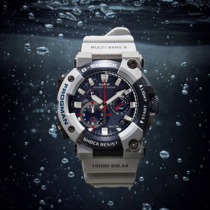 Casio G-Shock X Royal Navy GWF-A1000RN-8ADR Frogman Light Gray Resin Strap