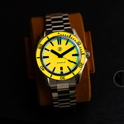 ZELOS SWORDFISH 40MM SS 'EMBER ORANGE'