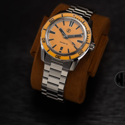ZELOS SWORDFISH 40MM SS 'EMBER ORANGE'